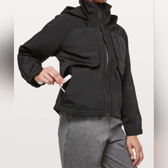 🍋 Lululemon Always Effortless JacketBlack (First Release) Size 6 - Picture 6 of 14
